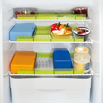 Stauleiste für Kühlschränke - 8er-Set, lime, dunkelgau