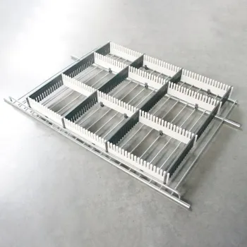 Stauleiste für Kühlschränke, hellgrau