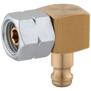 Stecknippel STN x G 1/4 LH-ÜM 90G