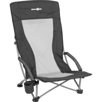 Strandstuhl Cuba Highback, schwarz
