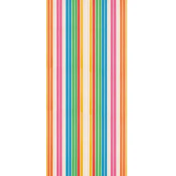 Streifenvorhang, bunt