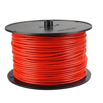 Stromkabel 2,5 mm² auf Rolle, rot