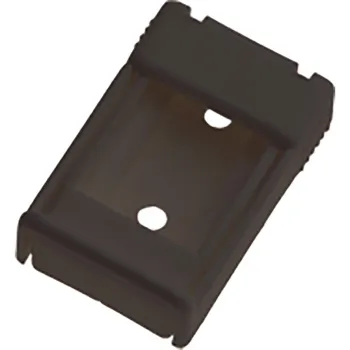 Stützfußhalter, schwarz