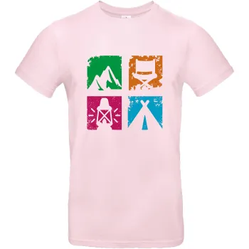T-Shirt Vanlife 1, Rosa, Größe L