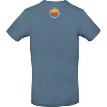 T-Shirt Vanlife 2, Grau/Blau, Größe S