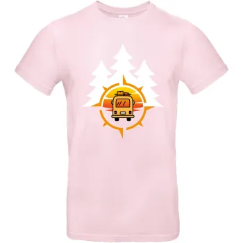 T-Shirt Vanlife 2, Rosa, Größe 3XL