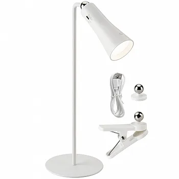 Taschen-/Stehlampe - weiß