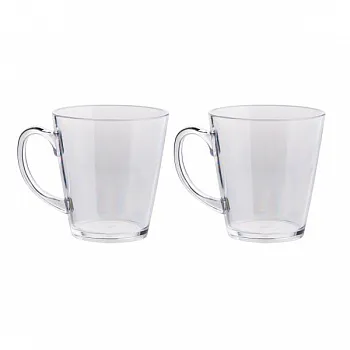 Teeglas - 2er-Set, klar, 400 ml