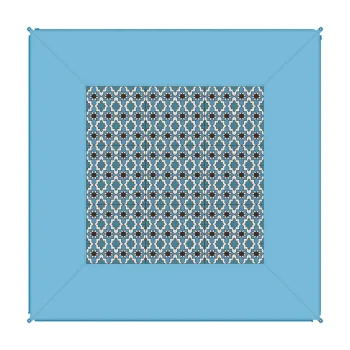 Teppich Zip Carpet“, blau