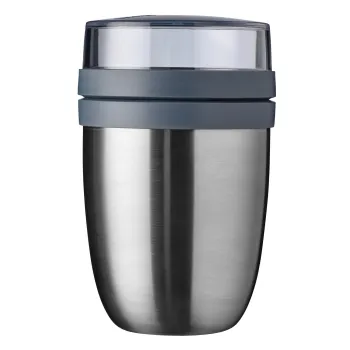 Thermo-Lunchpot Ellipse, silber