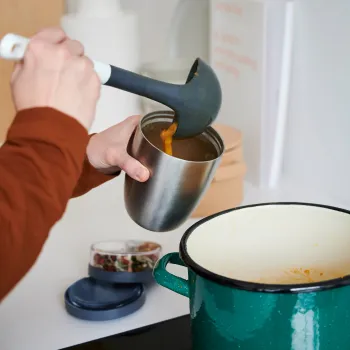 Thermo-Lunchpot Ellipse, silber