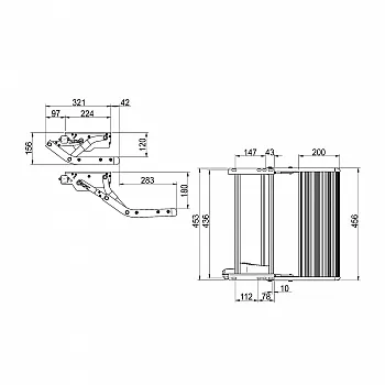 Thule Trittstufe V15 12V 460 Alu -