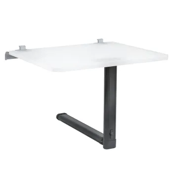 Tischgleitschienenset, silbergrau