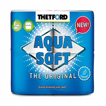 Toilettenpapier Aqua Soft - 4 Rollen