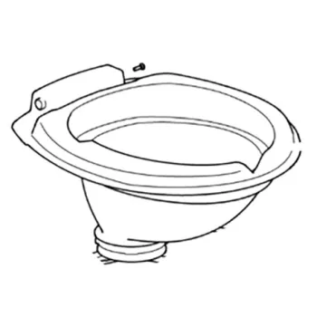 Toilettenschüssel Innenteil