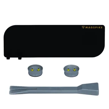 Trägerplatte mit Magnet MagSpike Set M+ mit integrierten Haken, schwarz