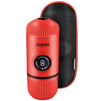 Tragbare Espressomaschine Nanopresso, rot