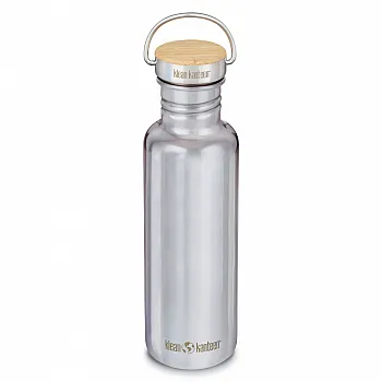 Trinkflasche mit Bambusdeckel - 532 ml