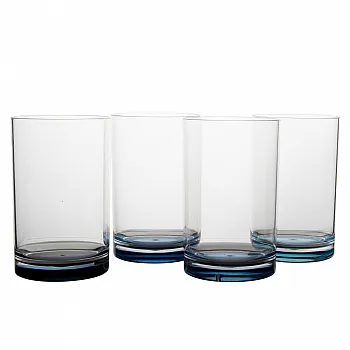 Trinkgläser 4er-Set - Trinkglas 320 ml, blau