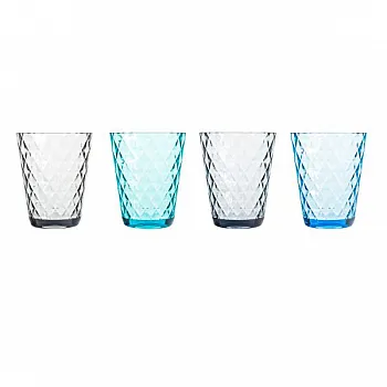 Trinkglasset Diamond - 300 ml, 4er Set