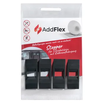 Türstopper für Schiebetüren mit Rollenaufhängung