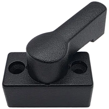 Türverbindungsriegel, schwarz, lose, 18 mm