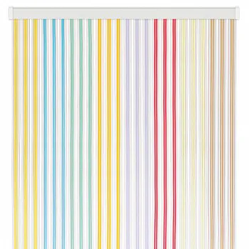 Türvorhang Band Lux - 60 x 190 cm, weiß/silber