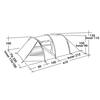 Tunnelzelt Spirit 300