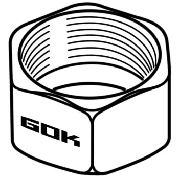 Überwurfmutter Typ M, ø 8 mm