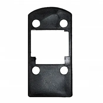 Unterlegplatte 10 mm - Kunststoff schwarz