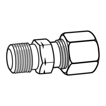 Verbindungsstück, G 1/4 LH-KN x RVS 8