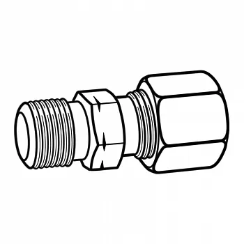 Verbindungsstück - G1/4LH-KN x RVS8