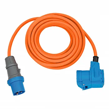 Verlängerungskabel Camping CEE-CEE/Schuko - orange, 10 m
