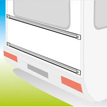 Verstärkungsprofil Fixing-Bar CB, silber, l:240 cm, 2er-Set
