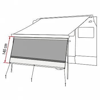 Vorderwand Blocker - 260
