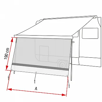 Vorderwand Sun View XL - 400