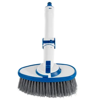 Waschbürste oval mit drehbarem Bürstenkopf