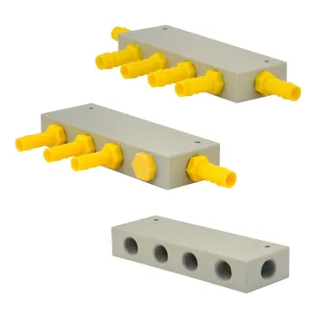 Wasserverteilerblock WeißGELB®, 5-fach