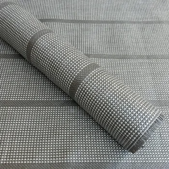 Zeltteppich Arisol Standard Rigato, dunkelgrau, 300 x 600 cm