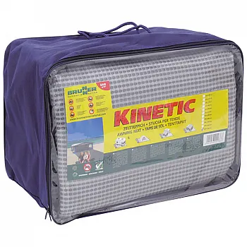 Zeltteppich Kinetic blau, Breite 2,5 m -