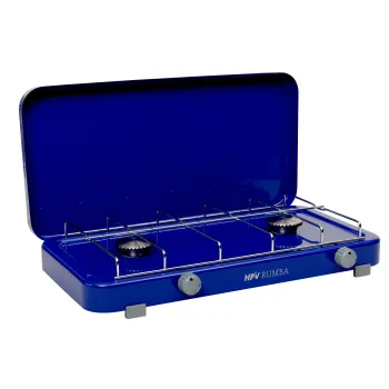 Zweiflamm Gaskocher Rumba, 30 mbar, mit Zündsicherung