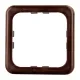 Abdeckrahmen braun, 2-fach