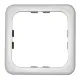 Abdeckrahmen hellgrau, 2-fach