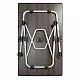 Campingtisch HighQ Blackline - 115 x 70 cm