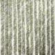 Chenille-Flauschvorhang Zelt/Balkon - 100 x 205 cm, grau/weiß/grün