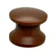 Druckknopf braun
