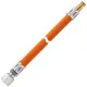 Gas-Mitteldruckschlauchleitung 10 bar RVS 8 x STN x 400
