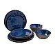 Geschirrserie Halo - Essgeschirr 12-teilig, blau