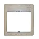 Innenrahmen - beige für S3+S4 Fenster 700 x 550 mm