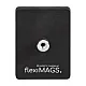 Magnet rechteckig flexiMAGS - Haltekraft: 25 kg, 2er Set